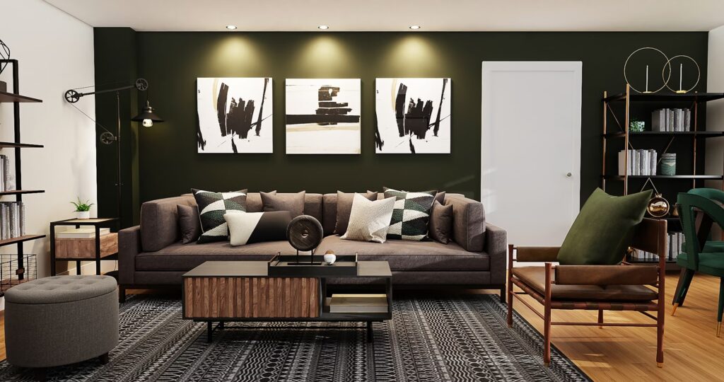 Salón reformado con diseño de interiorismo en Tarragona